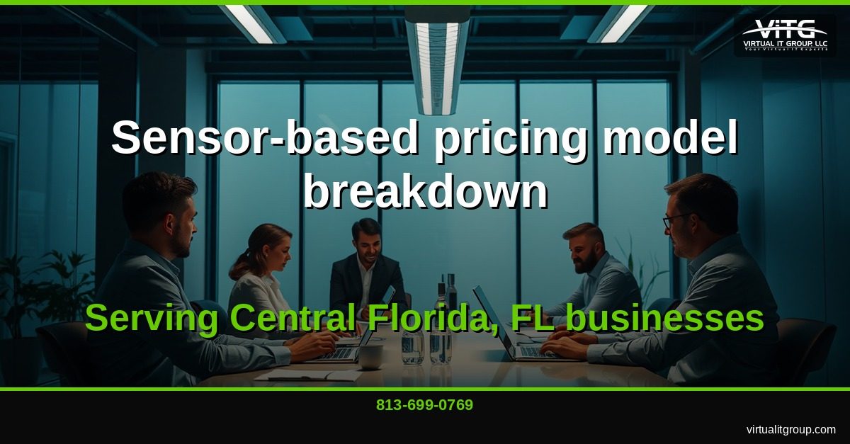 Side-by-side comparison chart showing PRTG, LogicMonitor, and Auvik features and pricing for Central Florida businesses